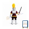 Silver & Red Knight Mascot Costume