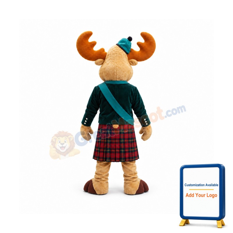 Adult Moose Mascot Costume