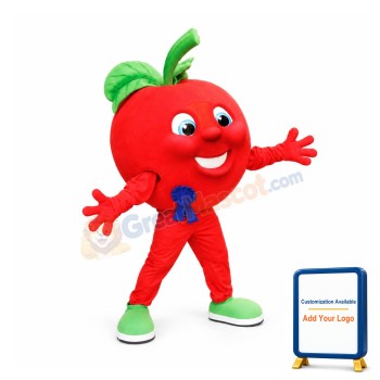 Red Apple Mascot Costume