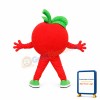 Red Apple Mascot Costume