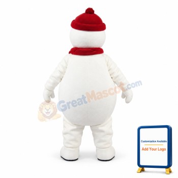 Cute Snowman Mascot Costume
