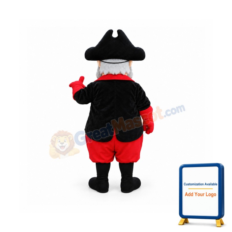 Old Pirate Mascot Costume