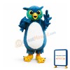 Blue Owl Mascot Costume