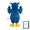 Blue Owl Mascot Costume