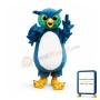 Blue Owl Mascot Costume
