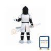 Black & Silver knight Mascot Costume