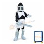Black & Silver knight Mascot Costume