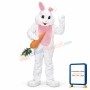 Pink Easter Rabbit Mascot Costume
