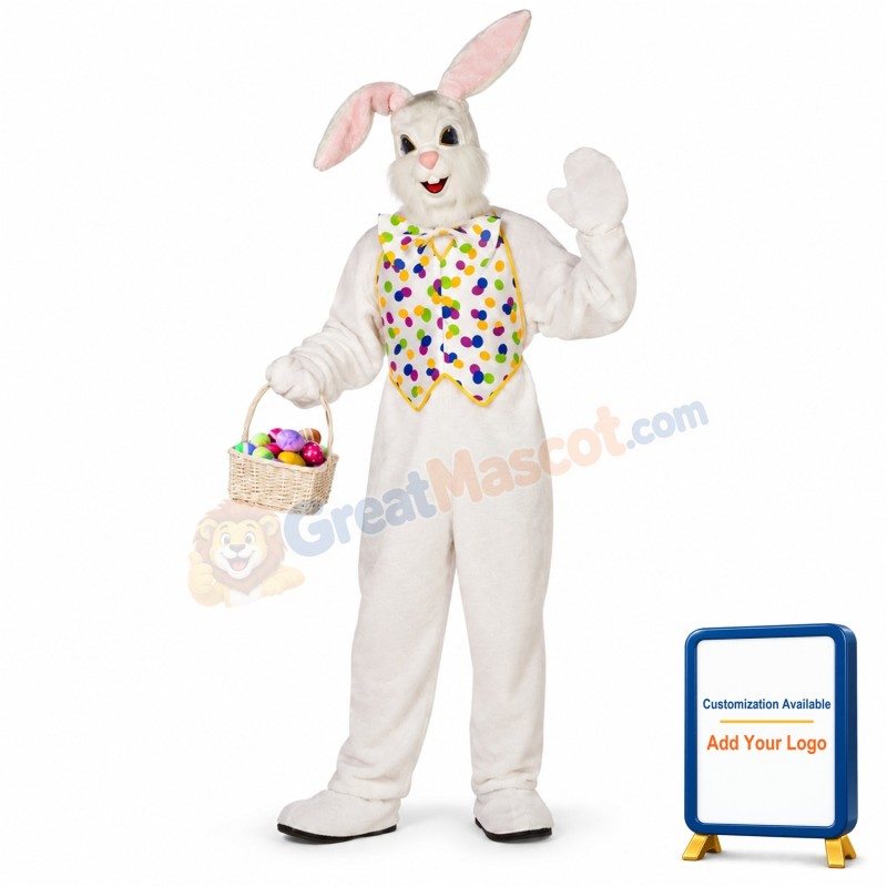 Deluxe Easter Bunny Adult Mascot Costume