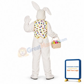 Deluxe Easter Bunny Adult Mascot Costume