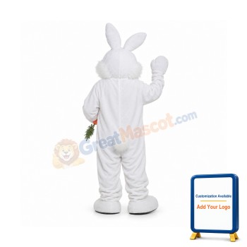 Plush Bunny Mascot Costume