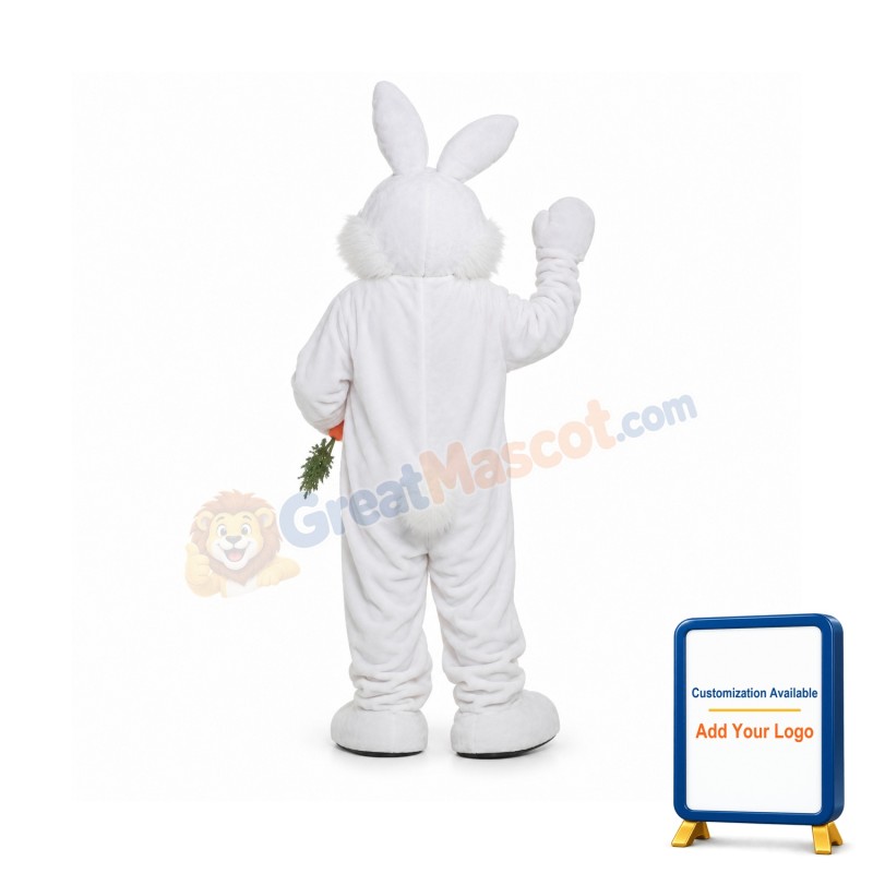 Plush Bunny Mascot Costume