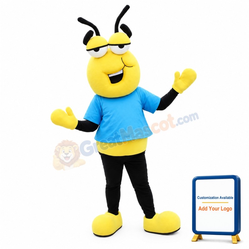 Lazy Bee Mascot Costume