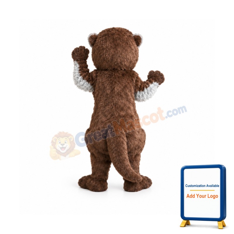 Cute Otter Mascot Costume