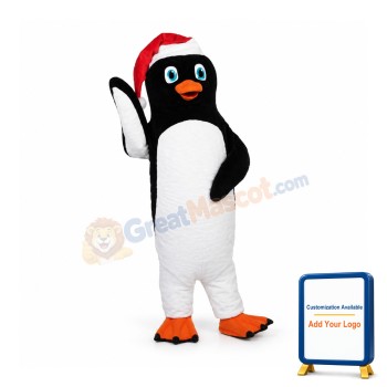 Christmas Adult Penguin Mascot Costume