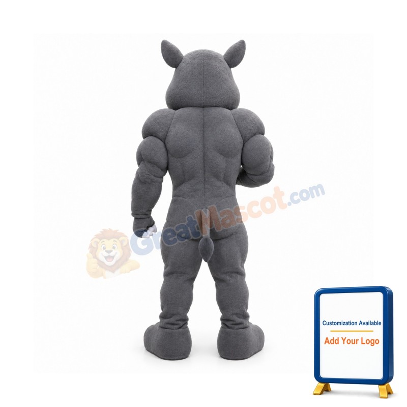 Power Rhino Mascot Costume
