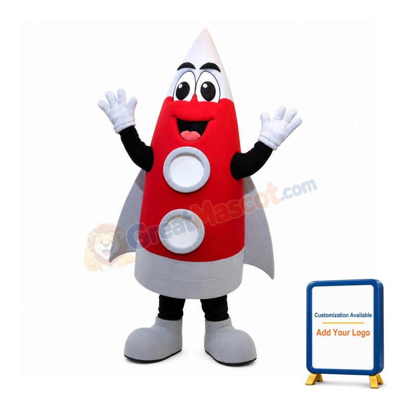 School Rocket Mascot Costume