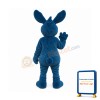 Blue Rabbit Mascot Costume