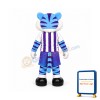 College Blue Tiger Mascot Costume