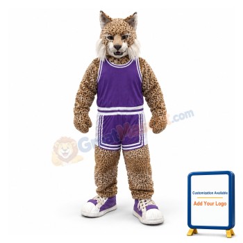 School Bobcat Mascot Costume