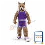 School Bobcat Mascot Costume