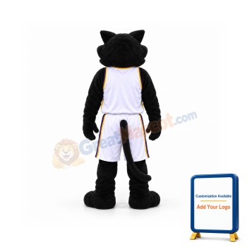 College Black Panther Mascot Costume