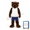 College Basketball Bear Mascot Costume