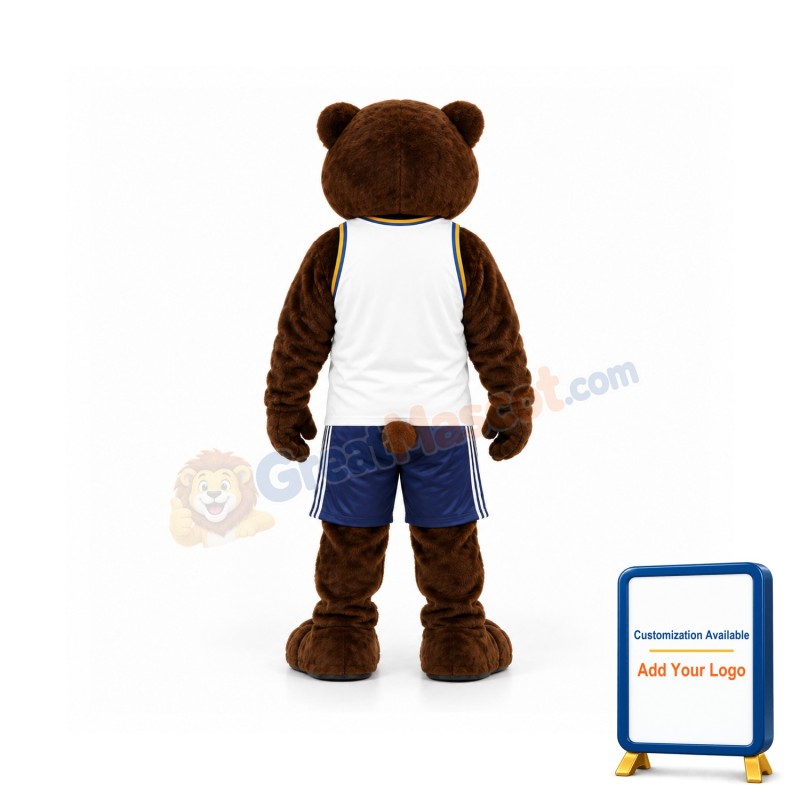 College Basketball Bear Mascot Costume