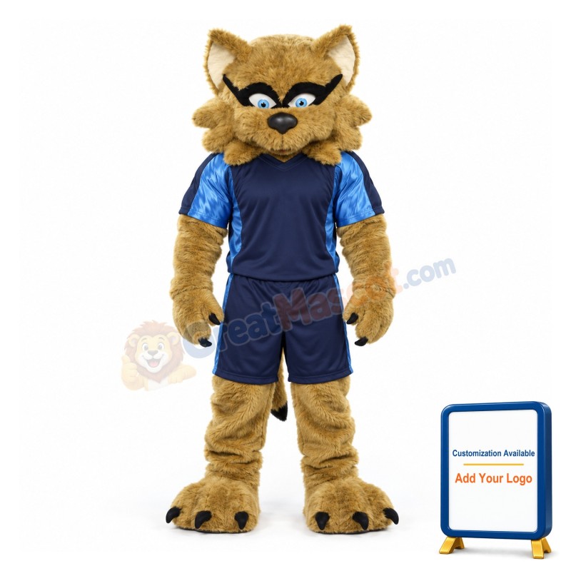 College Raccoon Mascot Costume