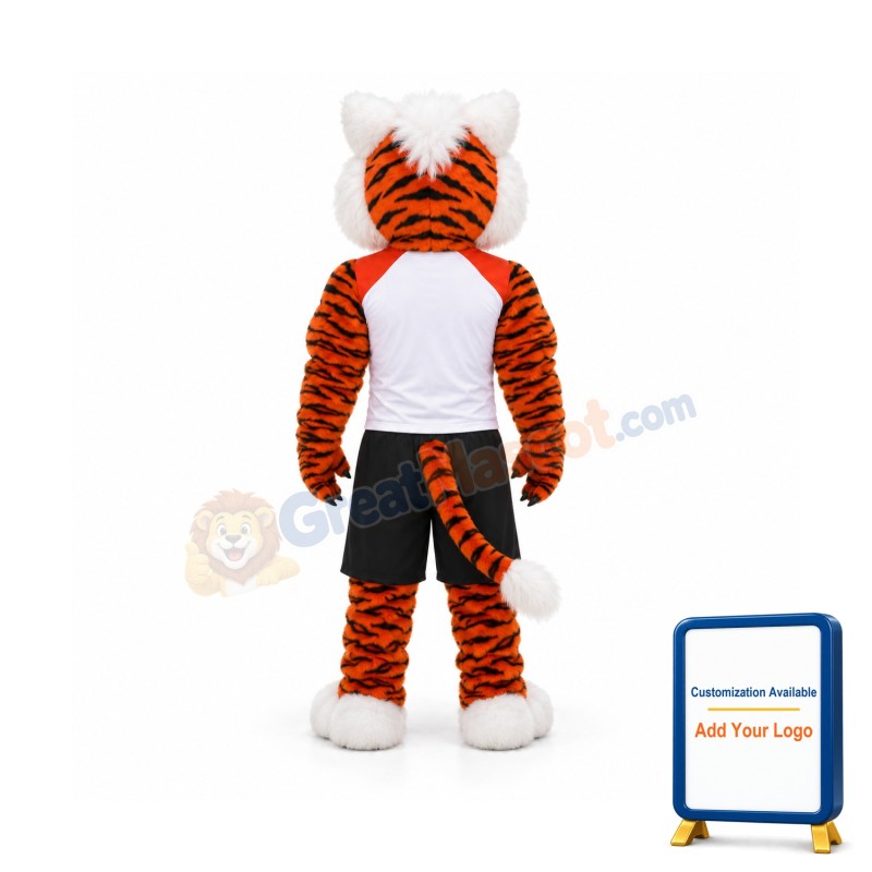 University Sport Tiger Mascot Costume