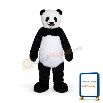 Adult Size Fancy Panda Mascot Costume
