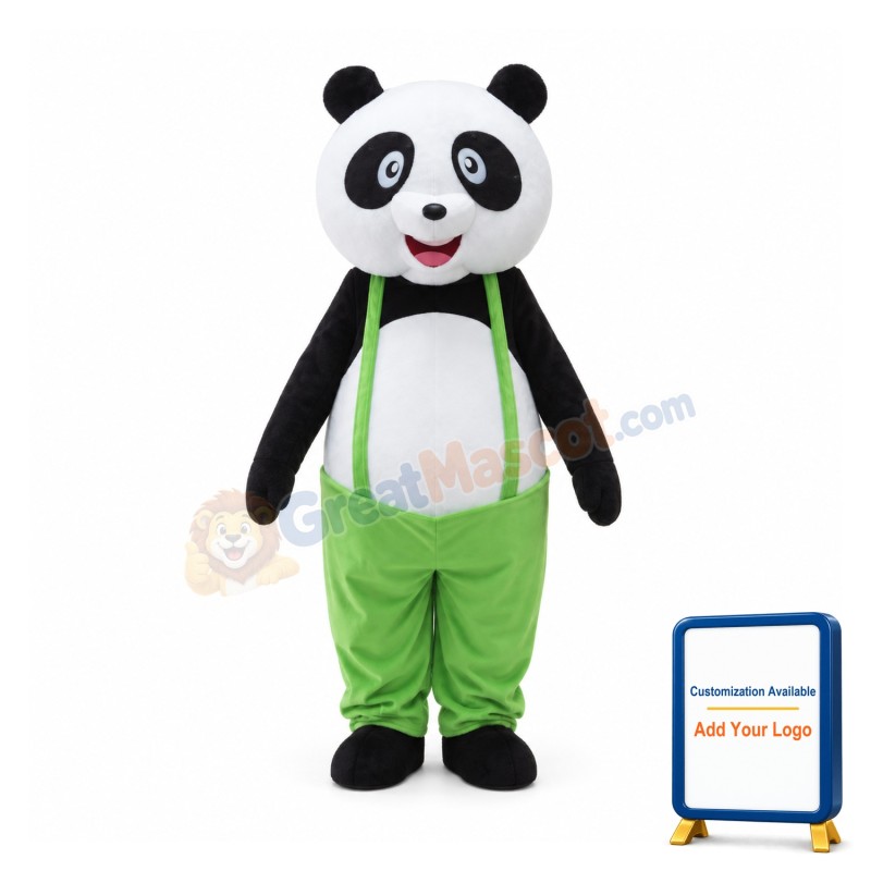 Happy Panda Mascot Costume