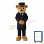 Gentleman Teddy Bear Mascot Costume
