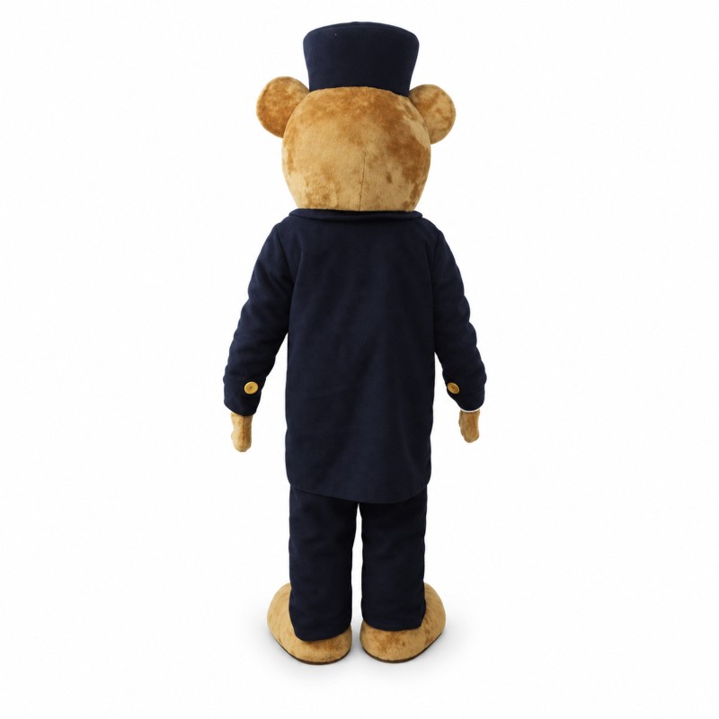 Gentleman Teddy Bear Mascot Costume