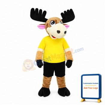 Super Cute Moose Mascot Costume