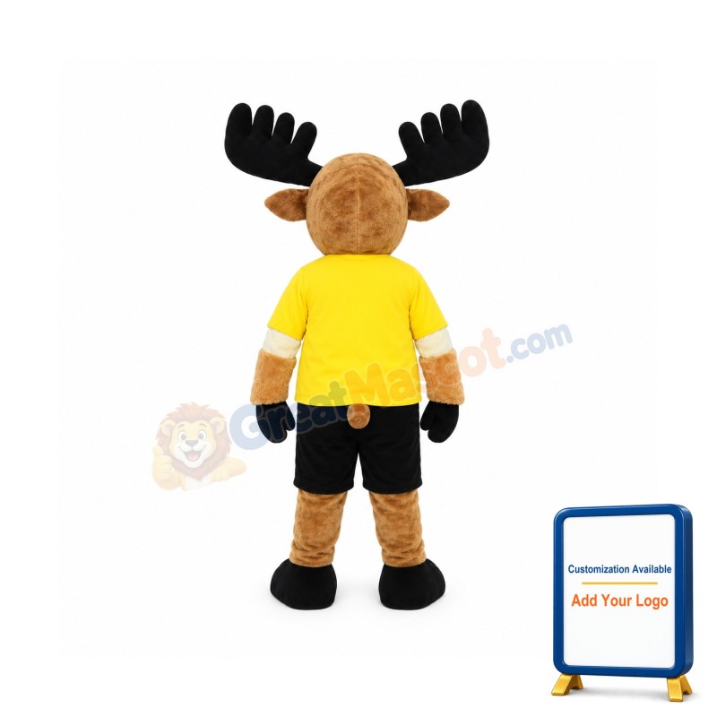 Super Cute Moose Mascot Costume