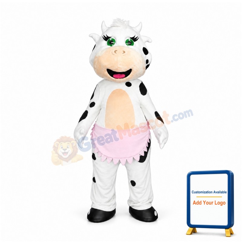 Brand New Cow Mascot Costume