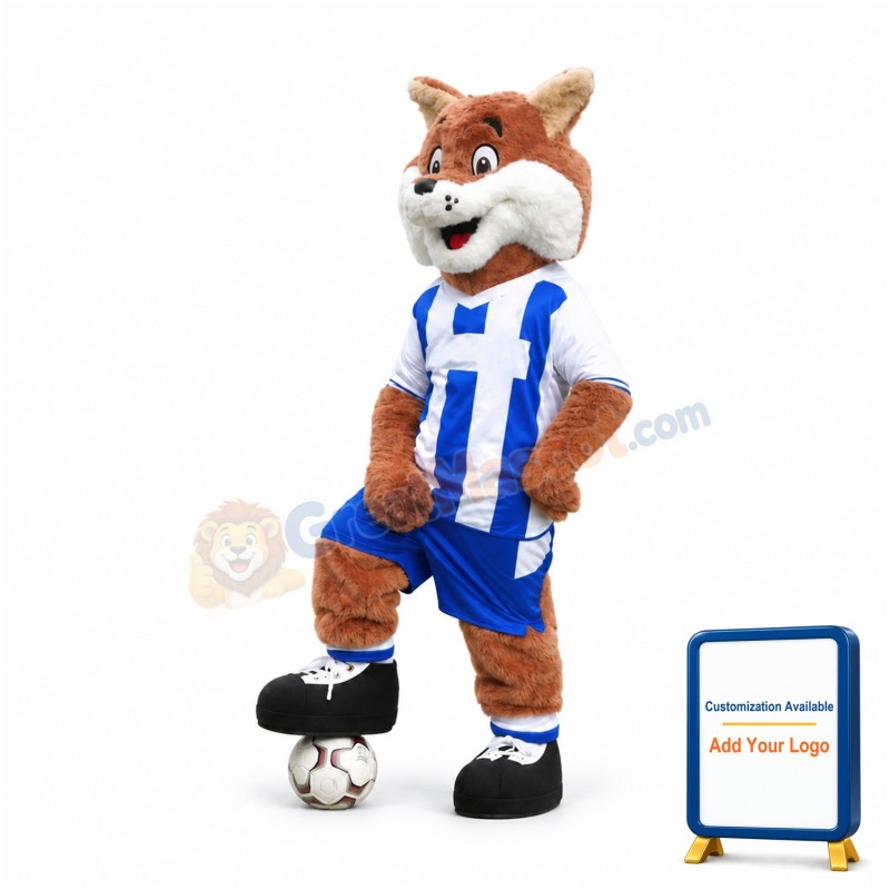 Football Fox Mascot Costume