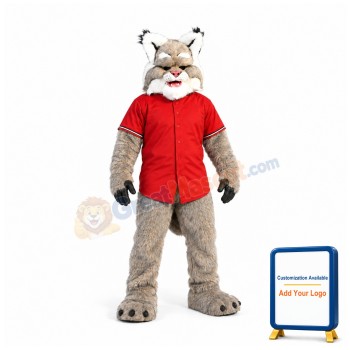 Brand New Fierce Wildcat Mascot Costume
