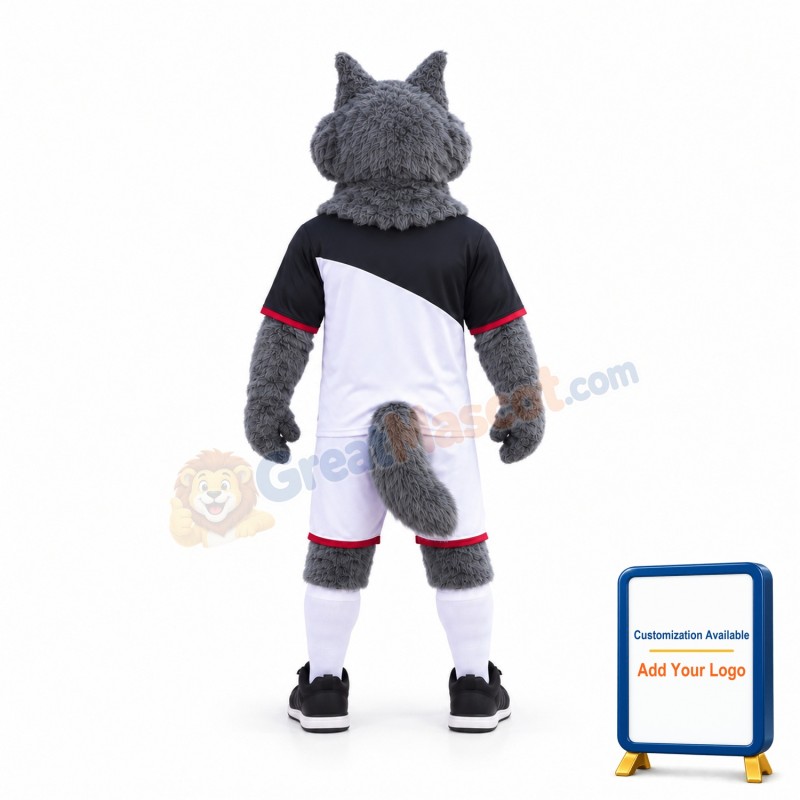 Football Wolf Mascot Costume