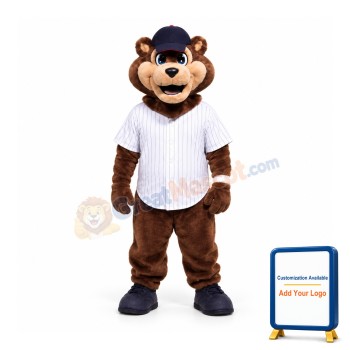 Baseball Bear Mascot Costume