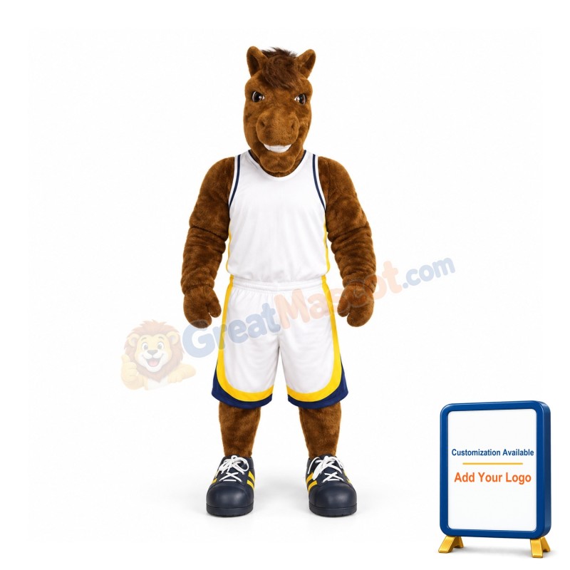 Basketball Horse Mascot Costume
