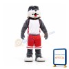 Cute College Bulldog Mascot Costume