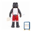 Cute College Bulldog Mascot Costume