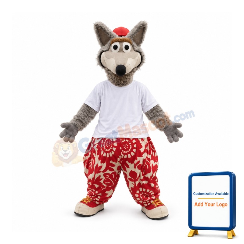 Sport Wolf Mascot Costume