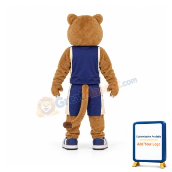 Golden Panther Mascot Costume