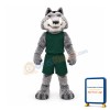 College Sport Wolf Mascot Costume