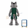 College Sport Wolf Mascot Costume
