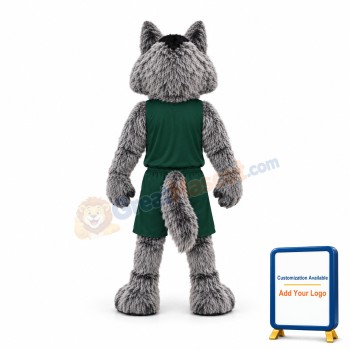 College Sport Wolf Mascot Costume