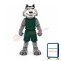 College Sport Wolf Mascot Costume